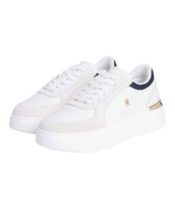 Alternative view of SATIN PLATFORM SNEAKER